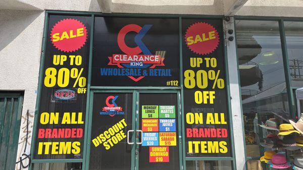 Here's our discount store