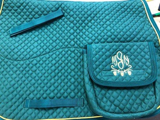 Saddle Pads? We customize those!