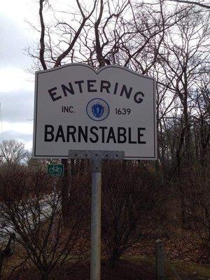 Entering Barnstable from Mashpee.