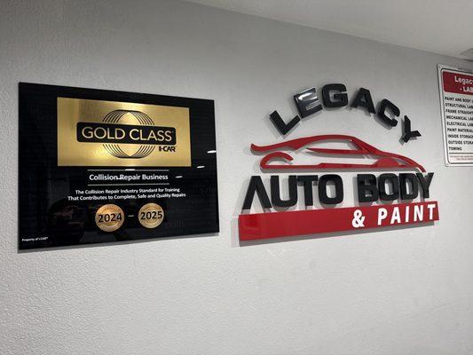 I-Car Gold Class Certified Shop