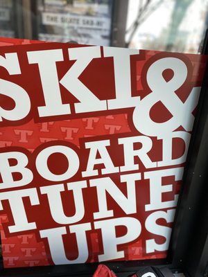 Ski and snowboard tune ups