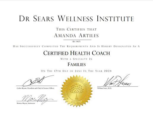 Certified Health Coach