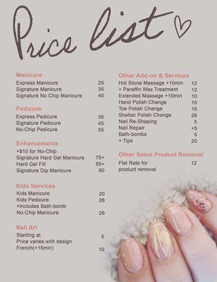 Our prices