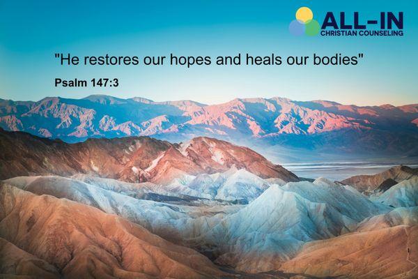 healing and restoration with God #christiancounselingtulsa