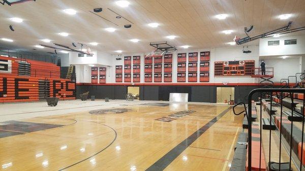 NEW BEAVERTON HIGH SCHOOL GYM LIGHTS