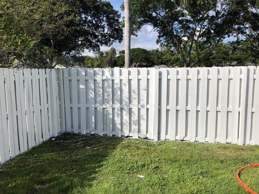 Fence Repair and Paint