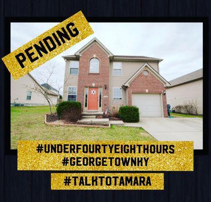 This Georgetown beauty is UNDER CONTRACT with multiple offers in less than 48 hours. I have two very happy Sellers. #whosnext #talktotamara