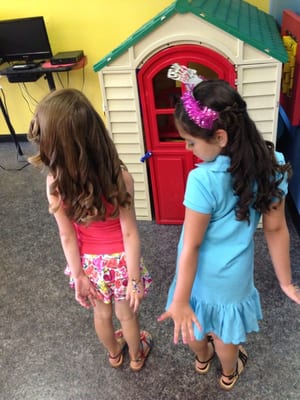 Birthday girl & her friend got their nails done