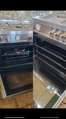 Complete oven clean