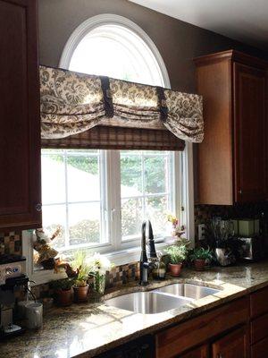 We do custom window treatments.