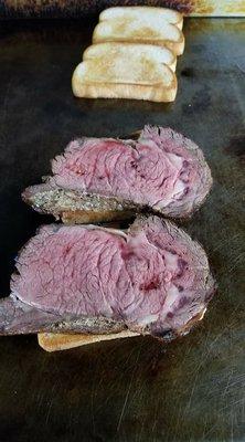 Prime Rib Sandwich Dinner Special (Served Some Fridays)