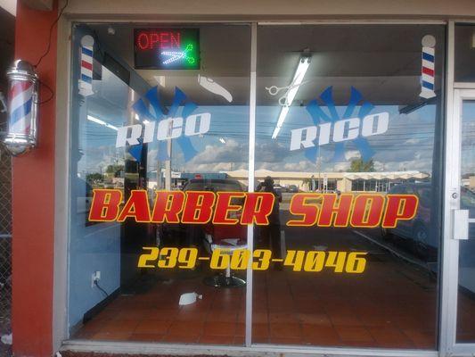 Front part of the barbershop