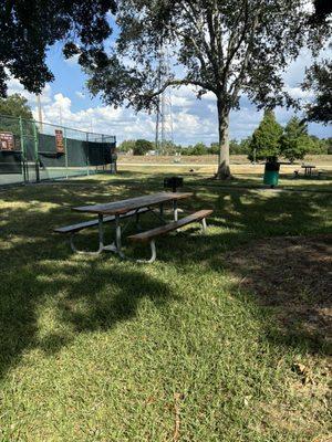 Picnic tables