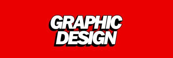 Graphic Design, typography header.