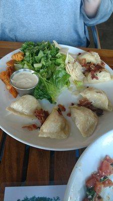 Pierogis are a must have! Make sure you get the potato and cheese.