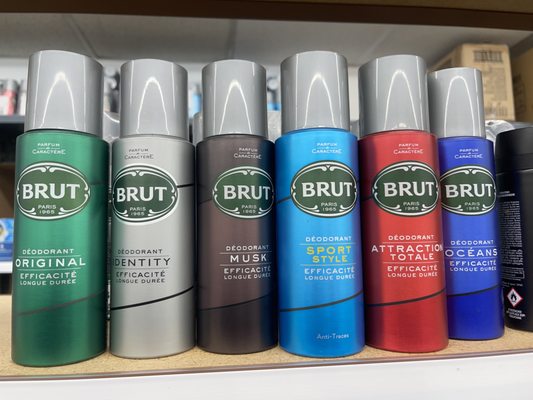 Brut spray deodorant