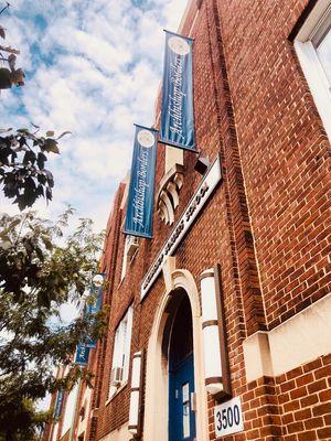 Main entrance of the school