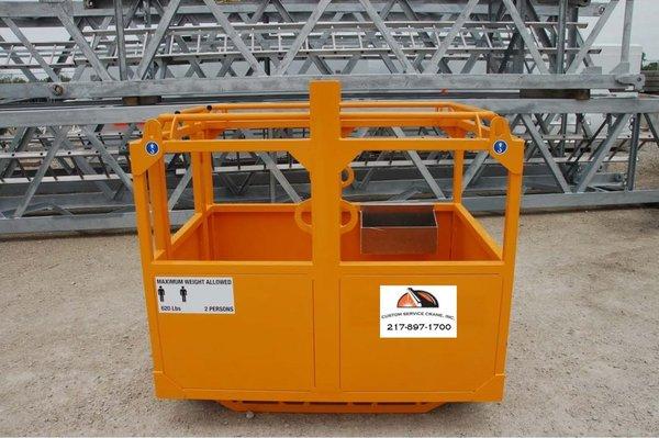 Wide selection of accessories available to help with any job - such as this 2-man basket.