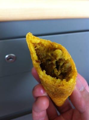 Beef empanada $1