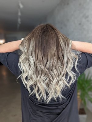 Ash blonde ombré by Tony