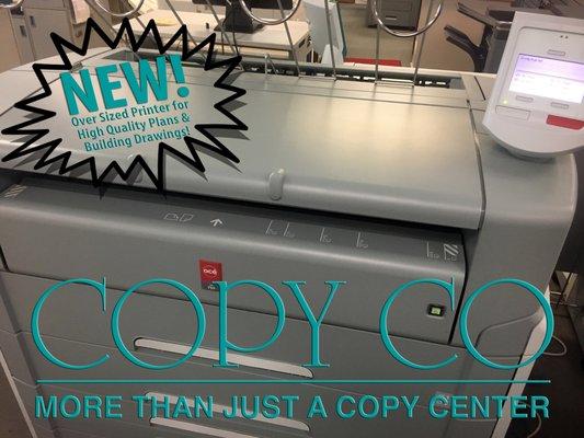 New Oversize Black & White printer!