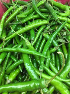 Green papaya peppers