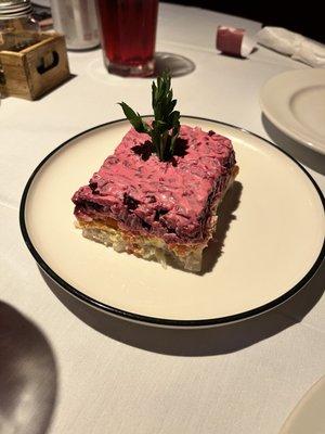 Dressed Herring Salad (delicious!)