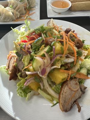 Crispy duck salad