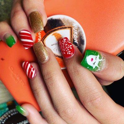 Christmas nails design 12/12/2020