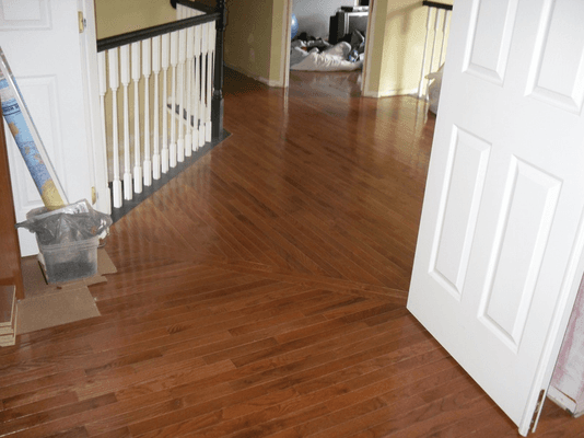 New hardwood floor