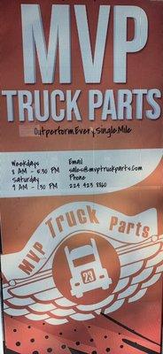 MVP TRUCK PARTS