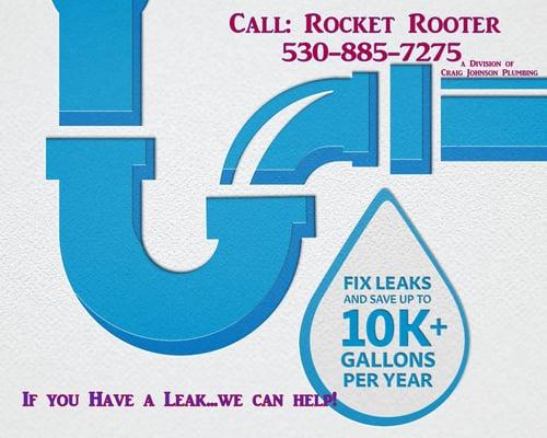 If you have a leak, we can help! Call 530-885-7275