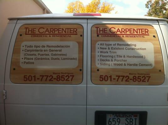 Vehicle Decals!!...they pay for theirselves!! - The Carpenter