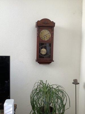 Now this old grandfather's clock is accurate to the minute! Thanks Dale!