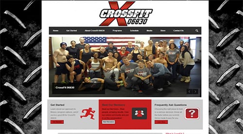 Crossfit Client website