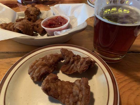 Rocky Mtn Oysters appetizer