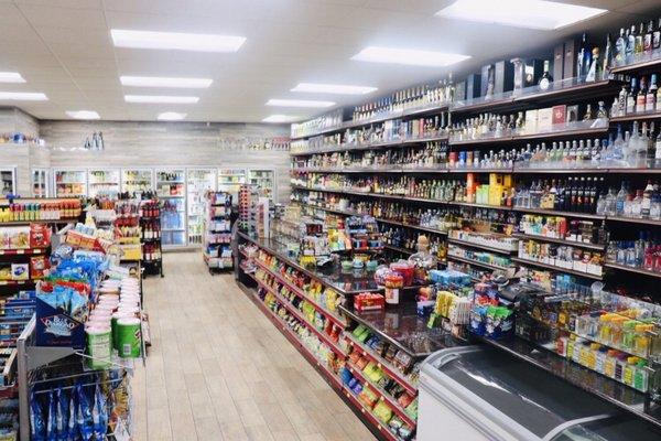 Wall to wall liquor selection!