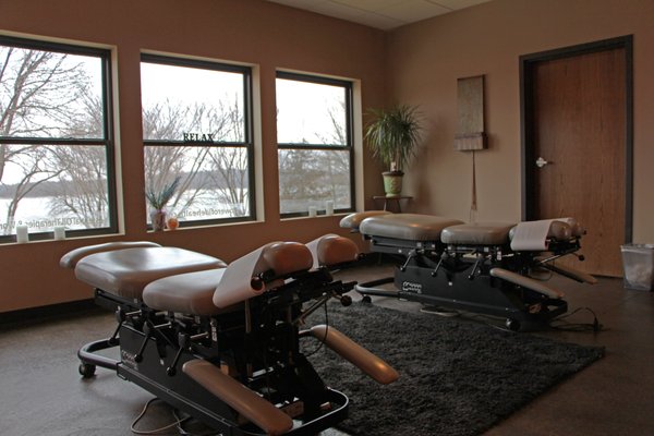 Chiropractic adjusting room!