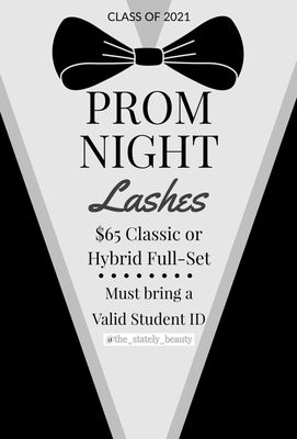 Prom lash promo