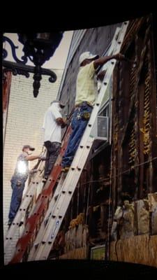 Our crew is working to restore a historic house 120 years old on capitol hill.
replacing windows,insulation, plank siding to...