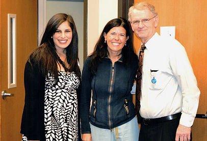 Receiving the Loma Linda Healing Hands Award