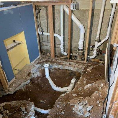 BATHROOM RENOVATION/ ROUGH PLUMBING