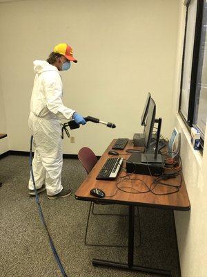 Disinfecting Spraying