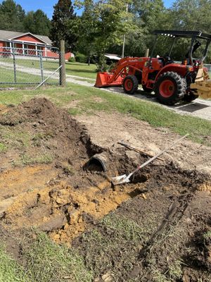 washed out driveway repair