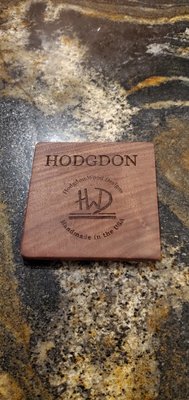 Custom wood  coaster