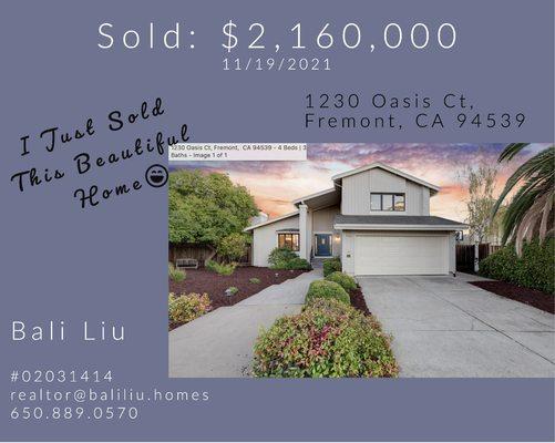 Sold on 11.19.2021. Congrats to my buyers who will move into this bright and spacious home!