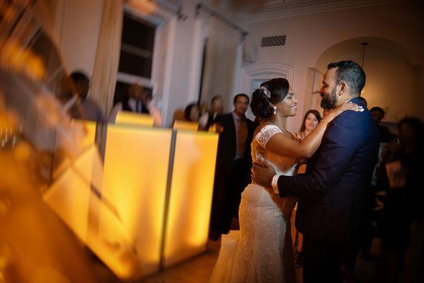 Bride & groom gazing into each other's eyes with so much admiration and love.  Photo by Anya Foto