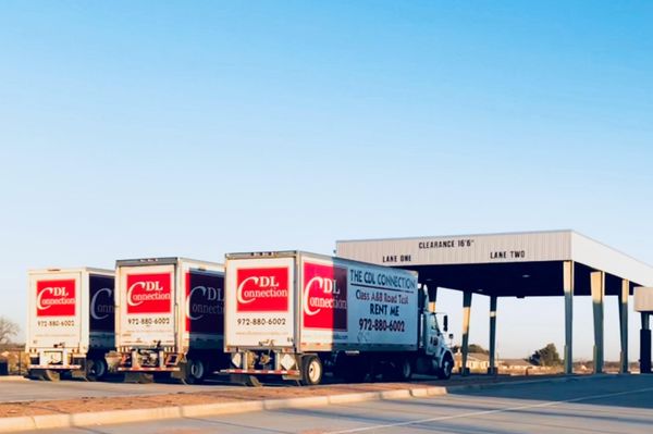 this is a picture of the cdl connection at the South Dallas Mega Center getting ready to test