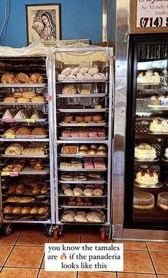 Just a small portion of their bread and cake selection