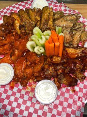 Wing platter